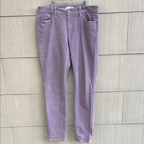 Loft Curvy Skinny Lavender Corduroy Pants Size 8/29 - Picture 2 of 10